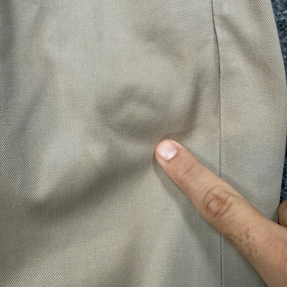 Polo Ralph Lauren Chino Pants Mens 35x32 Tan Pleated Classic Khaki‎ Trousers